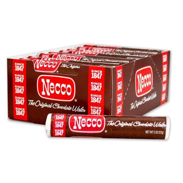 Necco Wafers Roll Chocolate 24ct